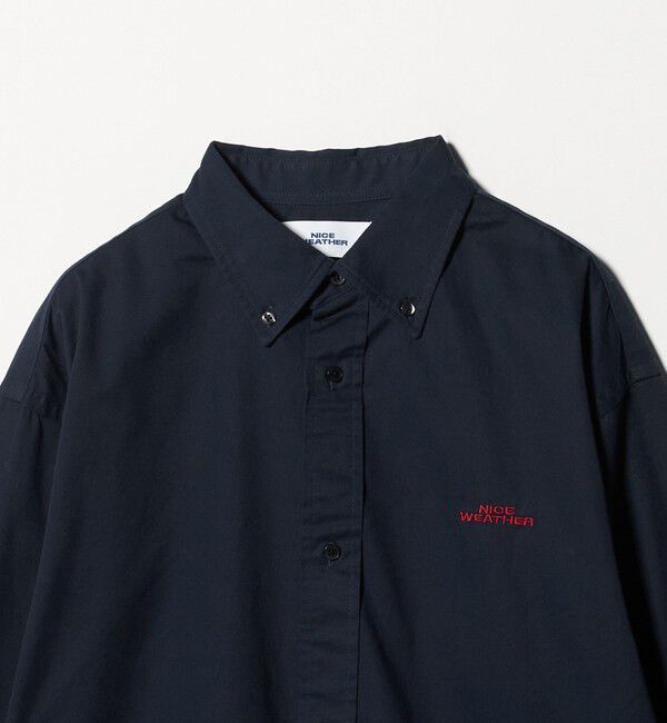 NICE WEATHER「＜NICE WEATHER＞ツイル ボタンダウン シャツ」|シャツ・ブラウス|