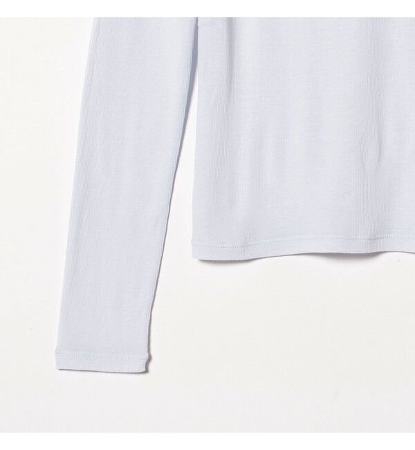 Ray BEAMS 「テレコ リブ クルーネック トップス」|Tシャツ・カットソー|