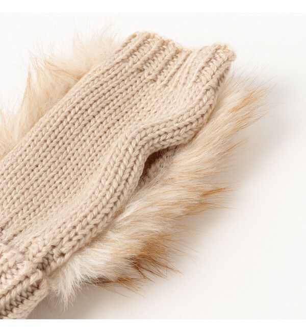 Ray BEAMS 「フェイクファー グローブ」|手袋|