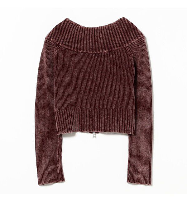 Ray BEAMS 「モールフェード ジップ カーディガン」|ニット・セーター|