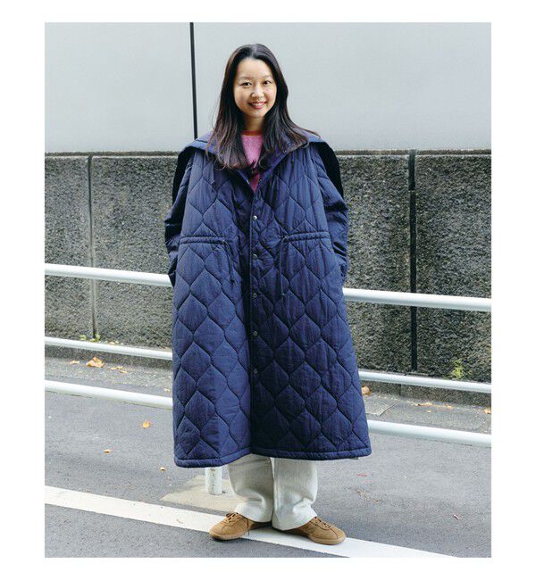 BEAMSBOY「ナイロン キルティング フード コート」|ダッフルコート|