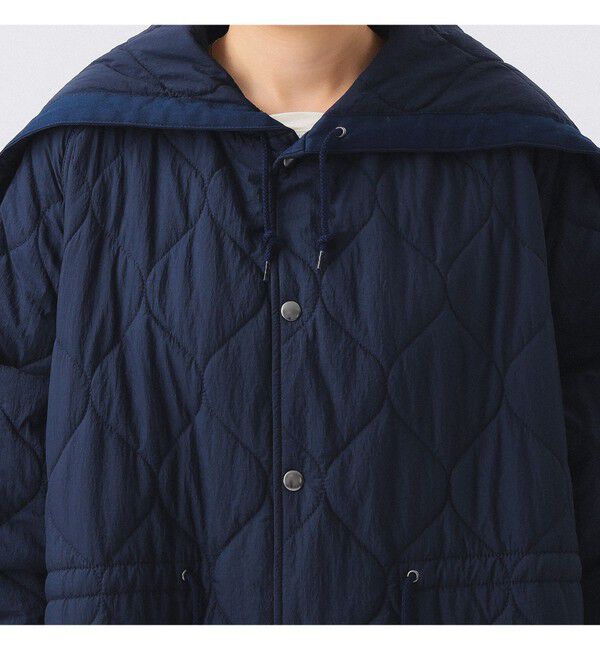 BEAMSBOY「ナイロン キルティング フード コート」|ダッフルコート|