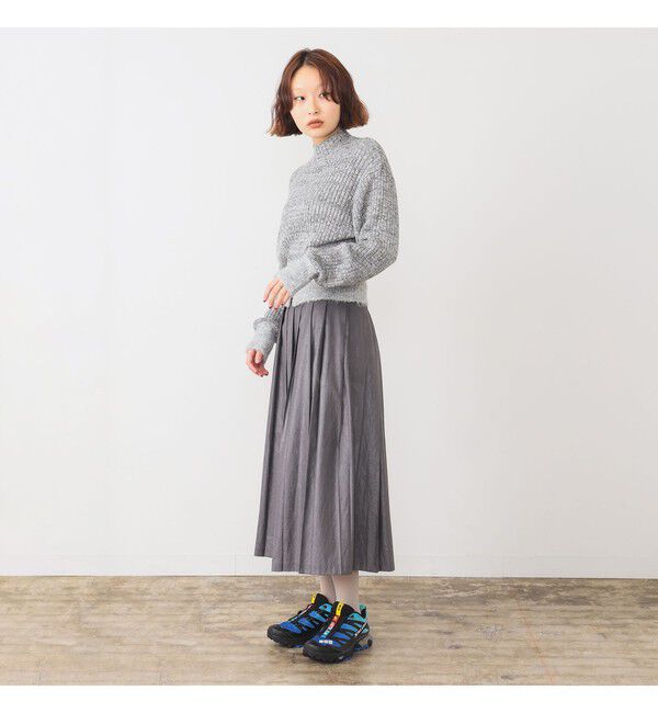 Ray BEAMS 「メランジ リブ ハイネック ニット」|ニット・セーター|