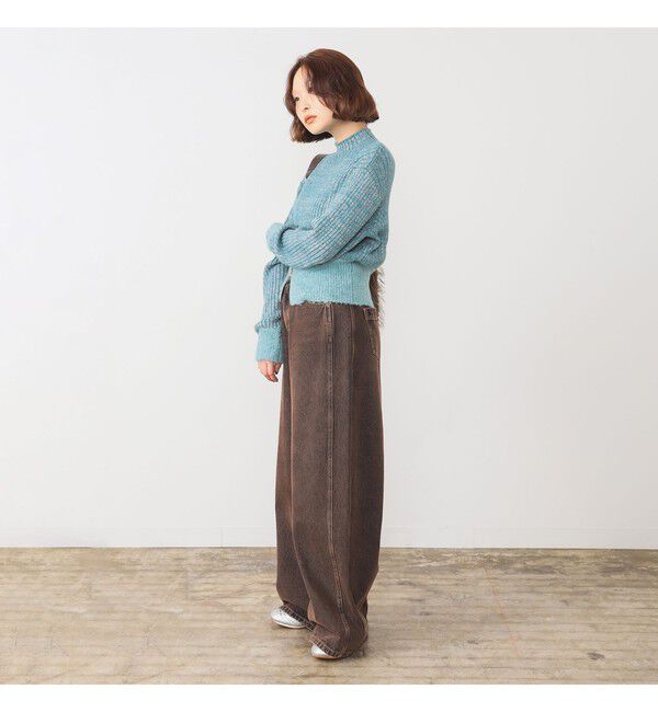 Ray BEAMS 「メランジ リブ ハイネック ニット」|ニット・セーター|