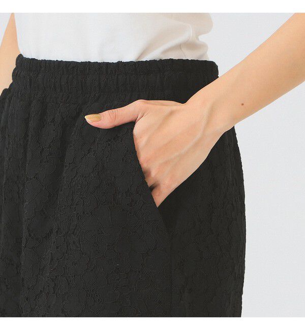 Ray BEAMS 「レース スカラヘム ハーフ パンツ」|その他|