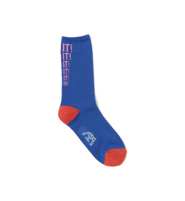 BEAMSBOY「【別注】ROSTER SOX / WE CAN DO IT SOX」|ソックス|BLUE