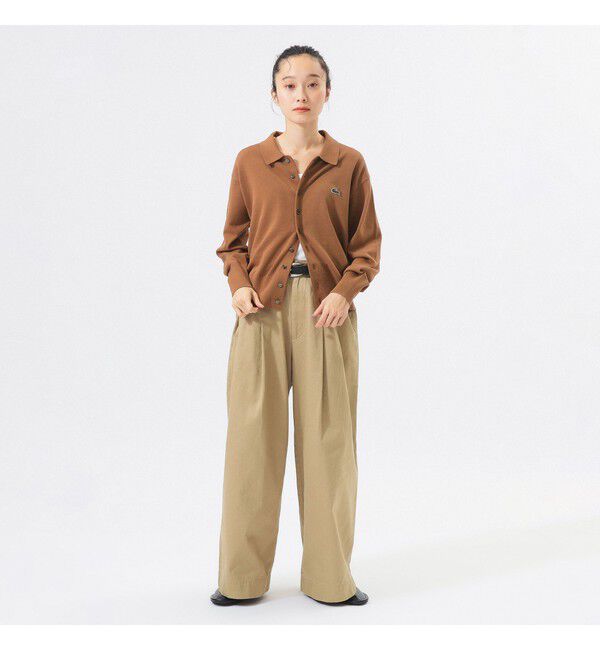 BEAMSBOY「ワイド タック チノ パンツ」|チノ|