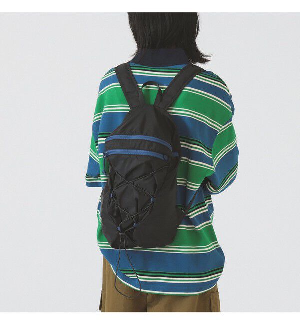 Ray BEAMS 「パッカブル バックパック」|リュック|BLACK