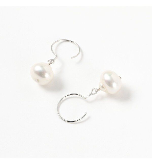 Ray BEAMS 「ガラスパール ピアス」|ピアス|