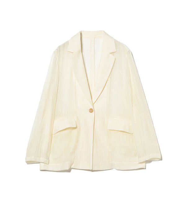 Ray BEAMS 「シアー 1ボタン シングル ジャケット」|ダッフルコート|