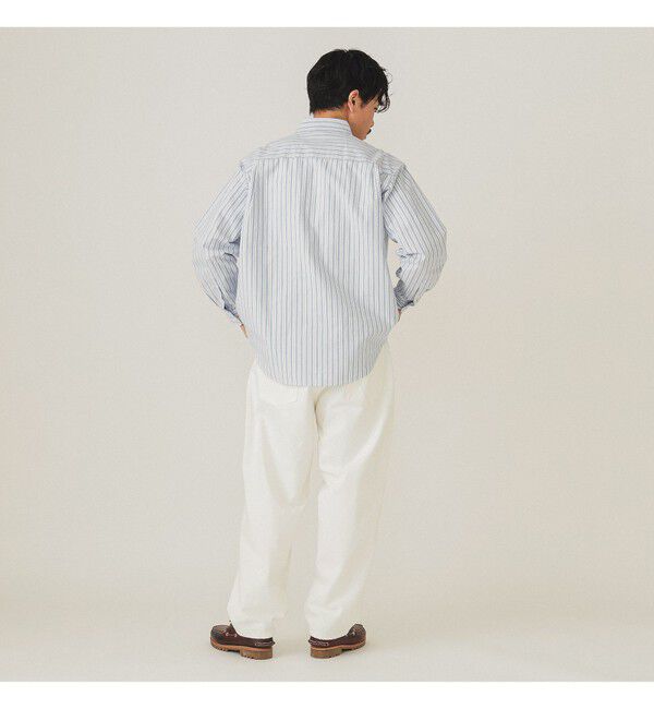 BEAMS「ワイド テーパード デニム」|デニム|