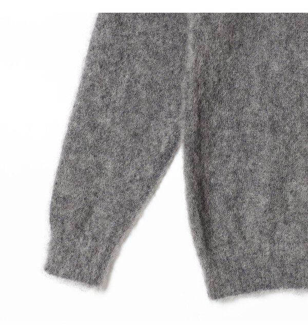 BEAMS PLUS「ストレッチ モヘヤ クルーネック ニット」|ニット・セーター|