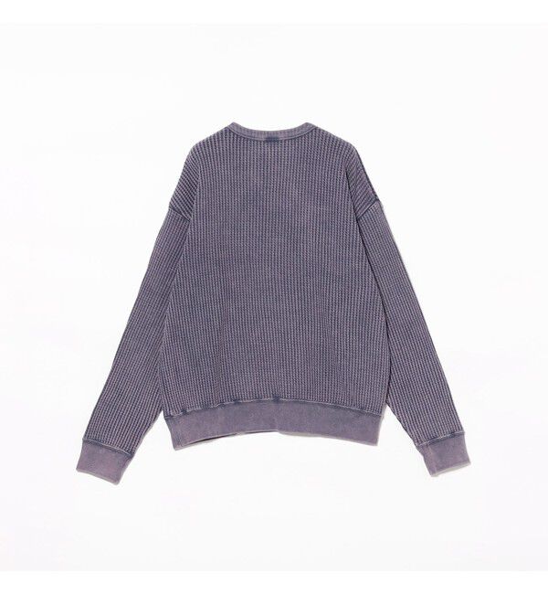 BEAMS「【別注】Champion / Big Waffle Long Sleeve Shirt」|Tシャツ・カットソー|