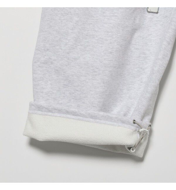 BEAMS「ワイドストレート ウィンドストップ スウェットパンツ」|チノ|