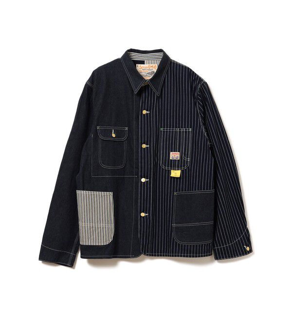 BEAMS「【別注】SUGAR CANE / クレイジー ワークコート」|ブルゾン・スタジャン|CRAZY