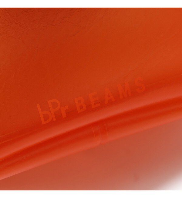 BEAMS「nahe(R) / パッキングポーチ SS クリア オレンジ」|ステーショナリー|