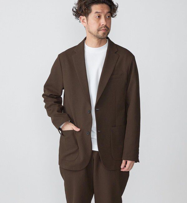 SHIPS「SHIPS:  ハイゲージ クルーネック ダンボールニット 長袖Tシャツ」|Tシャツ・カットソー|