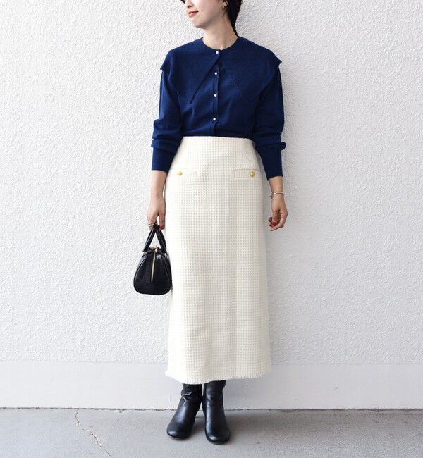 SHIPS for women「*ツイード ポケット デザイン スカート ◇」|スカート|