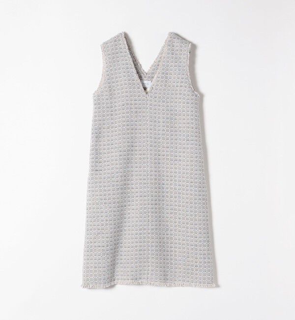 SHIPS any「SHIPS any: ツイード Aライン ジャンパースカート」|ワンピース|