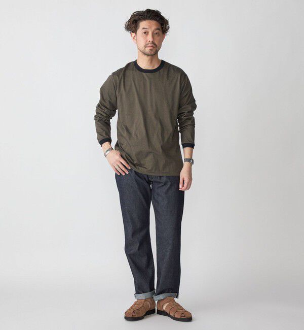 SHIPS「SHIPS STANDARD: スーピマ セルビッジ 5ポケット デニムパンツ」|デニム|