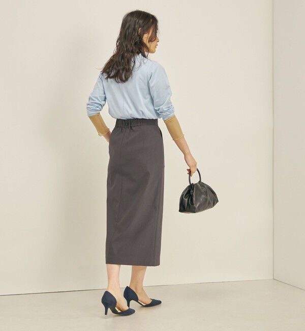 SHIPS for women「〈手洗い可能〉ハイストレッチ カラー タイト スカート」|スカート|