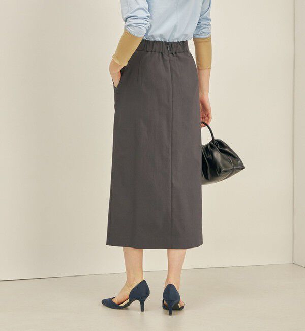 SHIPS for women「〈手洗い可能〉ハイストレッチ カラー タイト スカート」|スカート|