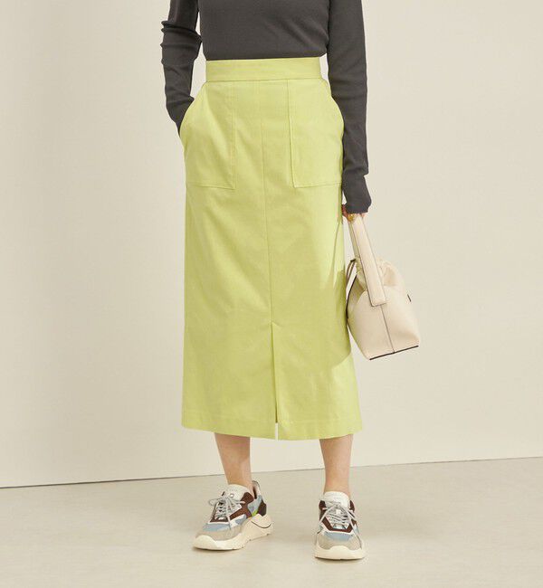 SHIPS for women「〈手洗い可能〉ハイストレッチ カラー タイト スカート」|スカート|
