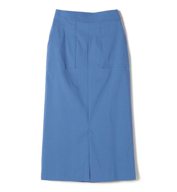 SHIPS for women「〈手洗い可能〉ハイストレッチ カラー タイト スカート」|スカート|ライトブルー