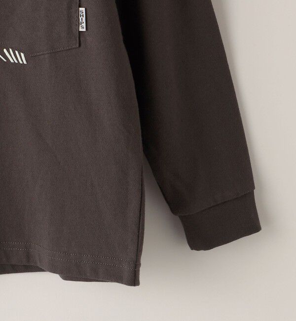 SHIPS KIDS「SHIPS KIDS:80～90cm / 恐竜 蓄光 プリント 長袖 TEE」|Tシャツ・カットソー|