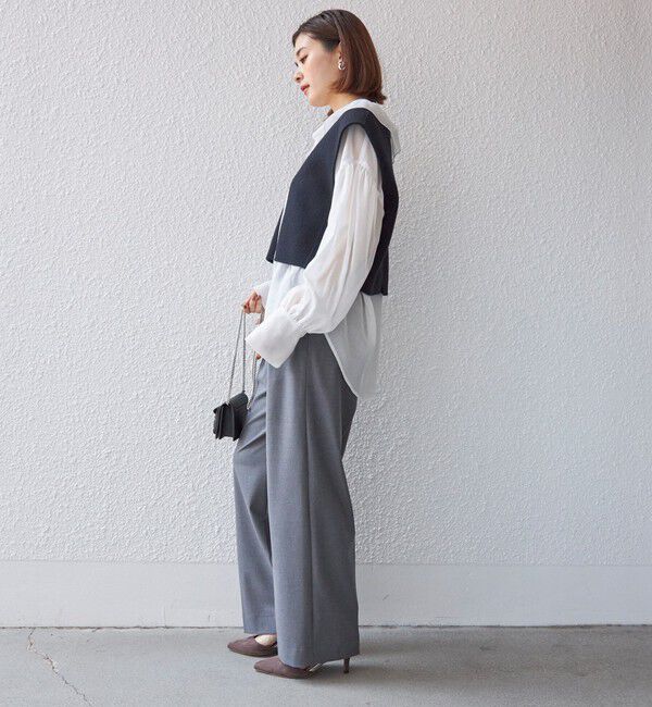 SHIPS for women「〈手洗い可能〉2タック トラウザー パンツ」|その他|