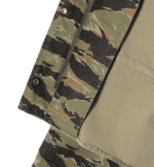 SHIPS for women「〈洗濯機可能〉ミリタリー バックサテン スタンドカラー ブルゾン」|ミリタリー・モッズコート|