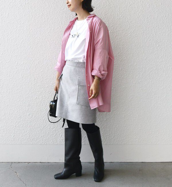 SHIPS for women「〈手洗い可能〉ニードル ストレッチ サイド ポケット ミニ スカート ◇」|スカート|