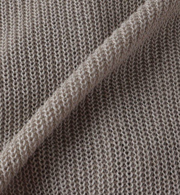 SHIPS「SHIPS: 9GG サンフェード リネン Vネック カーディガン」|カーディガン|