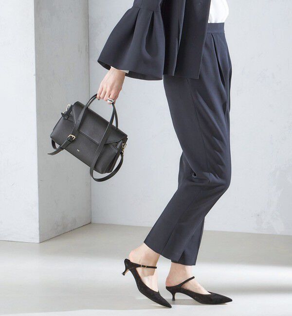 SHIPS for women「〈セレモニー対応可〉〈手洗い可能〉ダブルクロス パンツ 24SS（セットアップ対応）◇」|その他|