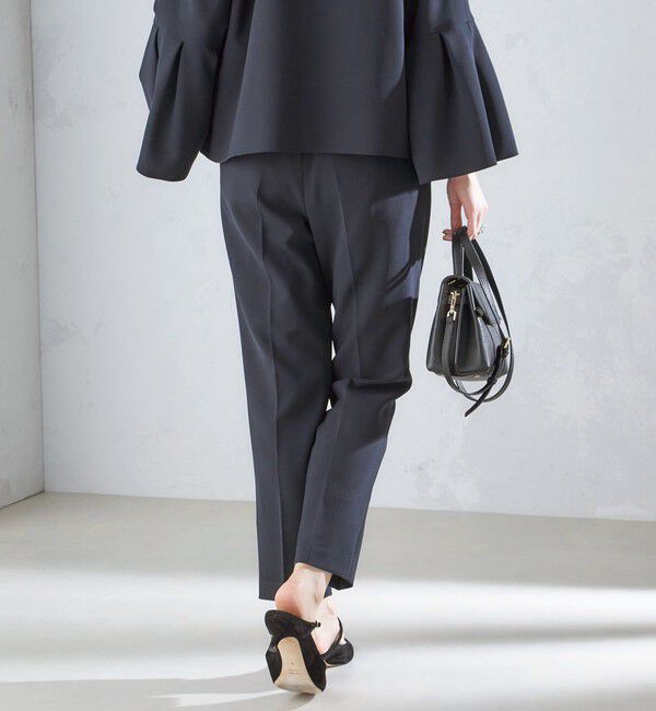 SHIPS for women「〈セレモニー対応可〉〈手洗い可能〉ダブルクロス パンツ 24SS（セットアップ対応）◇」|その他|