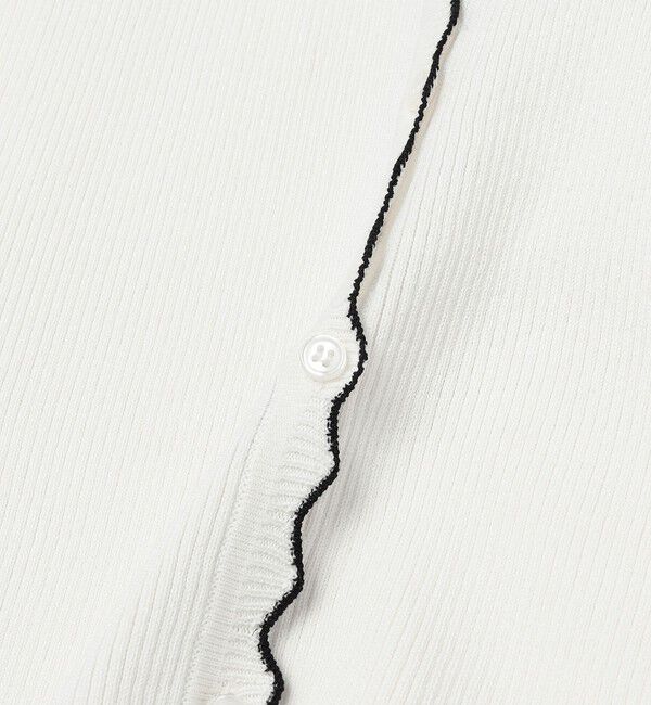 quaranciel「quaranciel:〈手洗い可能〉スカラップ カーディガン & タンクトップ アンサンブル」|カーディガン|