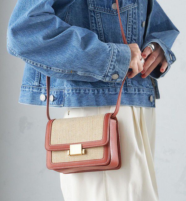 SHIPS for women「kabinett:BOX BAG MINI LINEN ◇」|ショルダー・メッセンジャー|