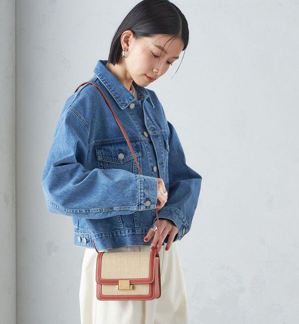 SHIPS for women「kabinett:BOX BAG MINI LINEN ◇」|ショルダー・メッセンジャー|