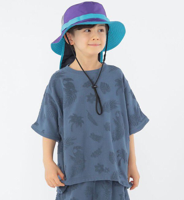 SHIPS KIDS「SHIPS KIDS:100～130cm / パイル ジャカード TEE」|Tシャツ・カットソー|