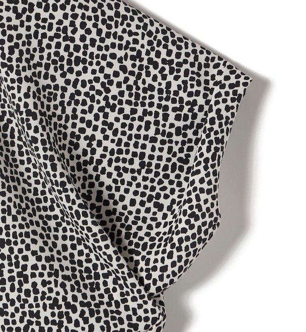 SHIPS for women「〈手洗い可能〉ネック ギャザー プリント ドルマン ブラウス」|シャツ・ブラウス|