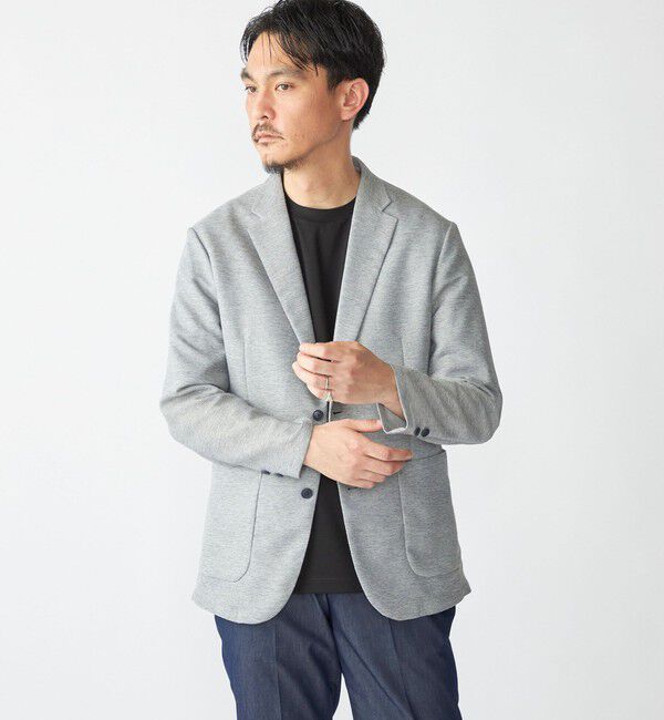 SHIPS「SHIPS:〈手洗い可能〉ウール ブレンド カラミ ジャケット」|テーラードジャケット|