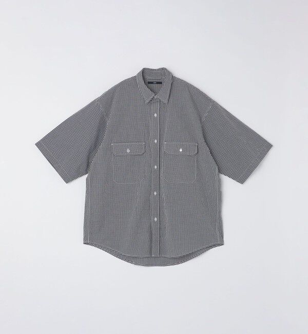 SHIPS「SHIPS: Wポケット ウォッシュド タイプライター ショートスリーブ シャツ」|シャツ・ブラウス|