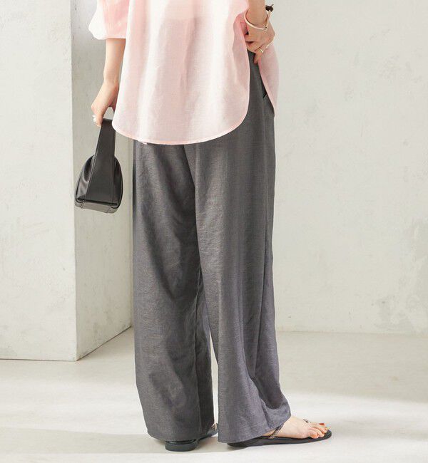 SHIPS for women「〈手洗い可能〉ツイル ドロスト パンツ」|その他|