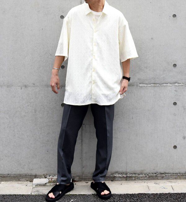 SHIPS any「SHIPS any: 〈洗濯機可能〉Reflax(R) リネンライク 1タック イージーパンツ◇」|スラックス|