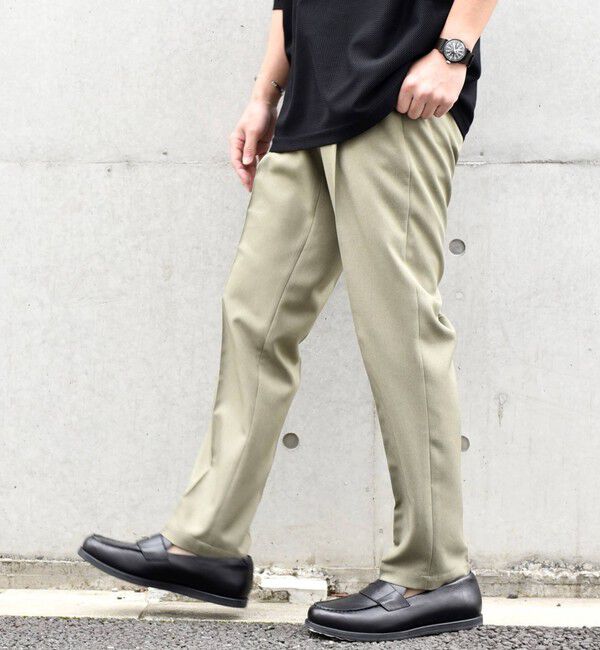 SHIPS any「SHIPS any: 〈洗濯機可能〉Reflax(R) リネンライク 1タック イージーパンツ◇」|スラックス|