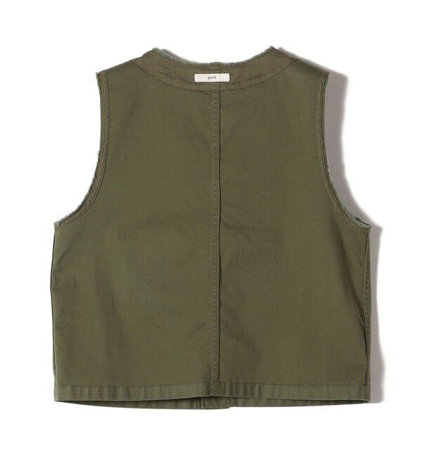 SHIPS for women「〈手洗い可能〉ミリタリー ショート ジレ」|ベスト・ジレ|