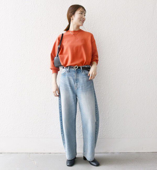 SHIPS any「SHIPS any:〈手洗い可能〉スウェットライク ニット プルオーバー」|ニット・セーター|