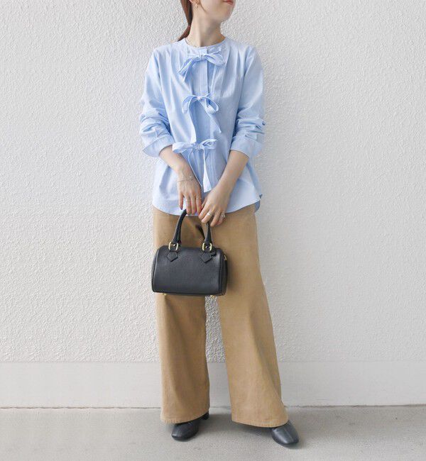 SHIPS any「SHIPS any:〈洗濯機可能〉コーデュロイ フロント ボタン セミワイド パンツ」|その他|