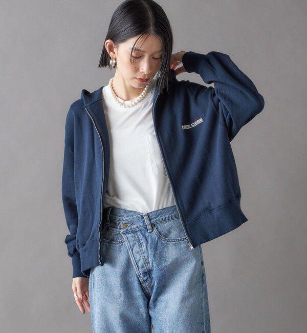 SHIPS for women「SHIPS NINE CASE:ロゴ フーディー」|パーカー|