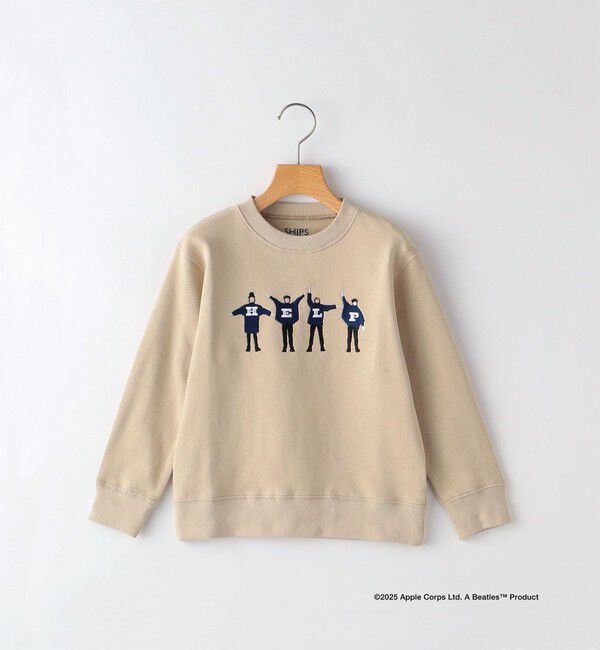 SHIPS KIDS「SHIPS KIDS:80～90cm /【THE BEATLES（ザ・ビートルズ）】スウェット」|スウェット・ジャージ|ベージュ